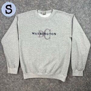 Embroidered Washington DC Crewneck Sweatshirt